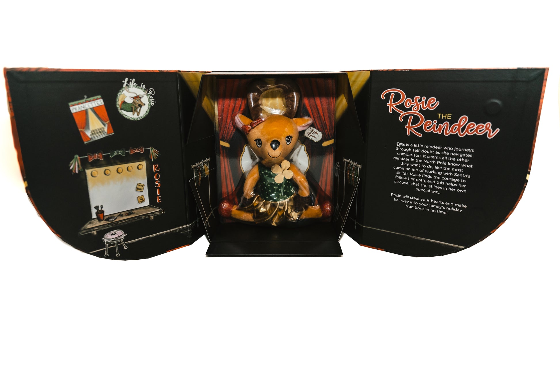 Rosie the Reindeer Collector's Stage Set Life is Rosie Rosie the Reindeer Collector's Stage Set Life is Rosie