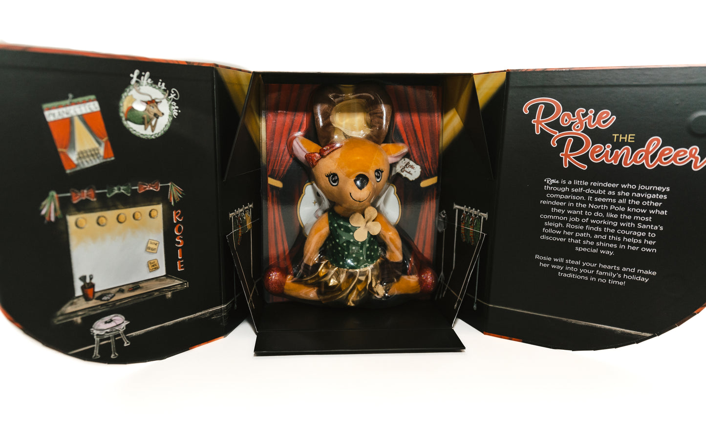 Rosie The Reindeer Collector's Stage Set