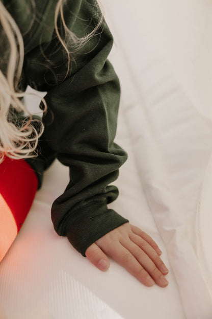 Green Prancette Shine Club Kids & Adult Graphic Sweatshirt