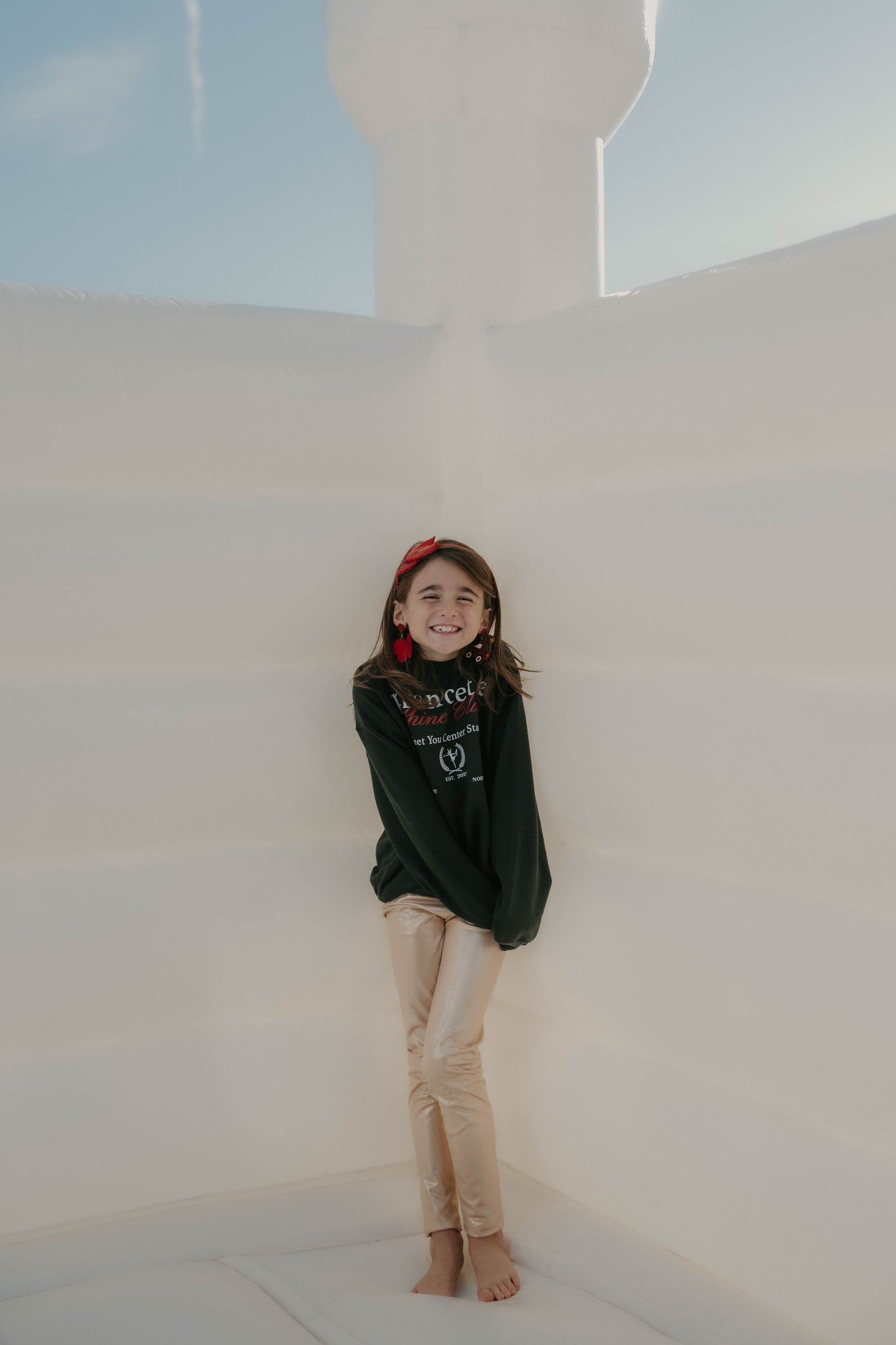 Green Prancette Shine Club Kids & Adult Graphic Sweatshirt